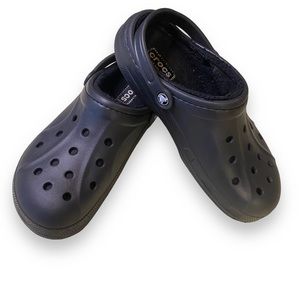 CROCS Baya LINED Clogs Black Toasty Warm Fall